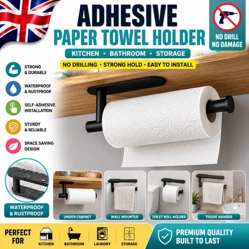 Kitchen roll holder self - roll,