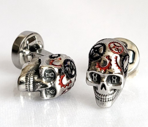 Tateossian gear skull - tateossian,