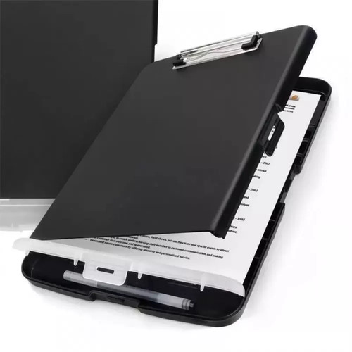 Clipboard with storage case - with,