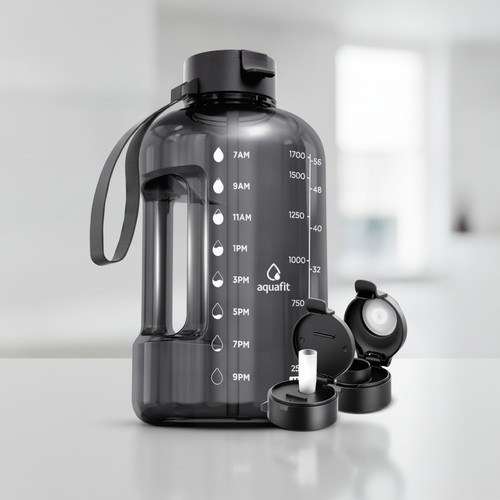 Half gallon water - half, with