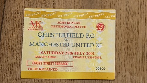 Ticket 2002 chesterfield - 2002/03, v