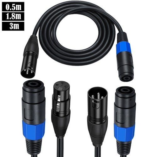 Speakon female xlr cable - female, to