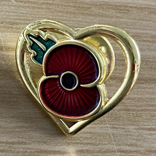 Red poppy heart 2026 - poppy, 11/11
