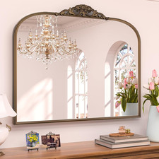 Large Vintage Gold Arched