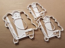 Nativity Baby Manger Shape Cookie Cutter Dough Biscuit Pastry Fondant Stamp