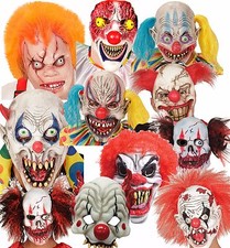 Adult Evil Circus Clown Mask
