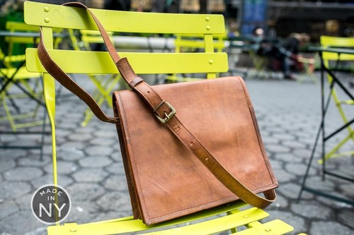 Bag vintage leather men - vintage,
