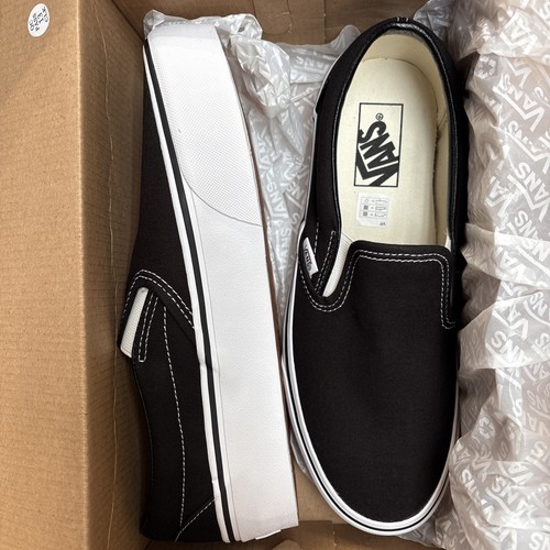Vans classic slip black - vans, slip-on