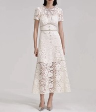 Self-Portrait Cream Cord Lace