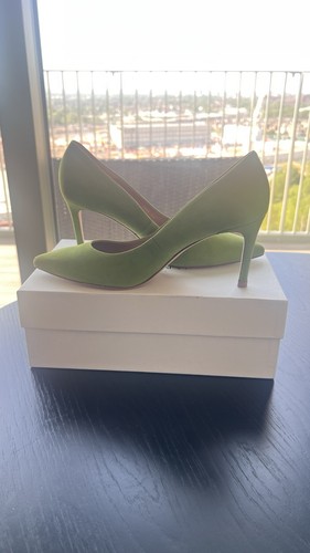 Bennett floret green suede - lk,