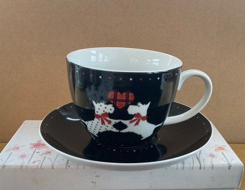 Scottish terrier breakfast cup - terrier,
