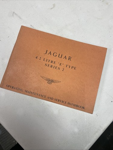Jaguar type operating and - jaguar,