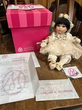Marie Osmond Hand Numbered Princess Rose Bud Doll With Box & Certificate