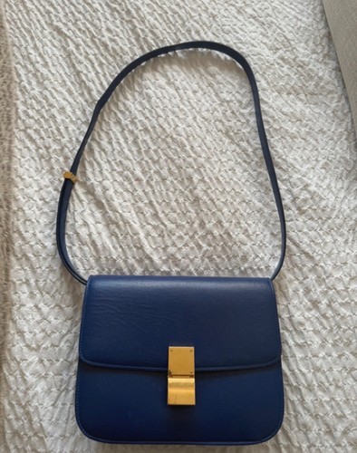 Celine blue leather - blue,