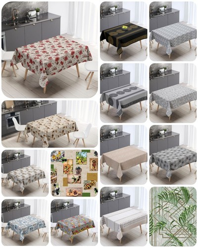 Wipe clean pvc tablecloth - wipe,