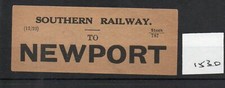 Southern Railway. SR - Luggage