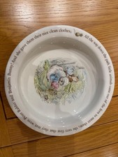 Vintage Wedgwood Beatrix Potter Mrs Tiggywinkle Bowl