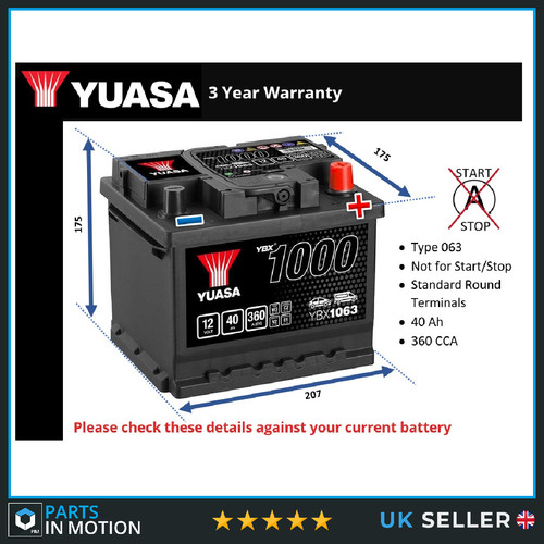 Battery fits mgf mg - battery,