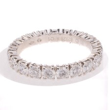 Cartier Destinèe Eternity Ring 3.44ct Diamonds & Platinum Size UK S 1/2 £30500