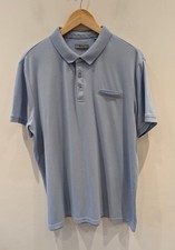 Tu Man XL Blue Piqué Polo