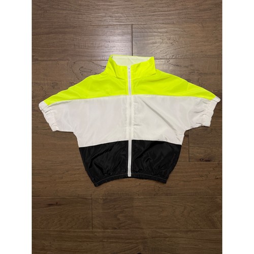 Neon yellow colorblock short - neon,