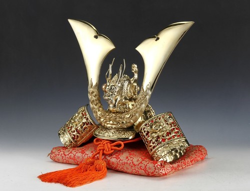 Vintage dragon kabuto - dragon, samurai