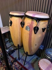 Pearl Primero Conga Set With Stands, Natural