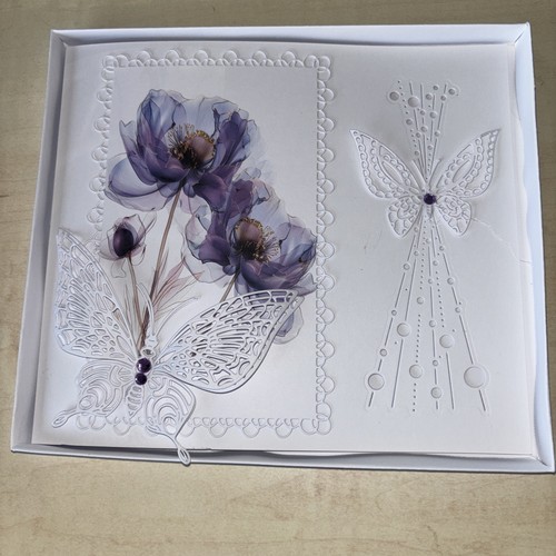 Handmade luxury birthday card - ,