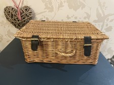 Wicker Cane Picnic Basket
