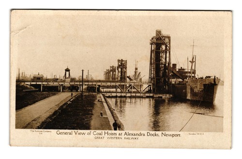 Gwr official postcard coal - gwr,