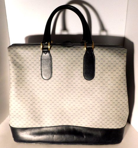 Vtg gucci navy blue micro - vtg.,
