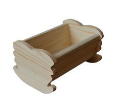 WOODEN SMALL CRADLE WITH