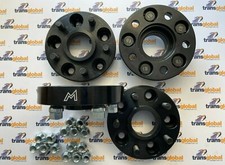 30mm Black Wheel Spacers & Nuts for Land Rover Discovery 3 4 5 Terrafirma TF303B