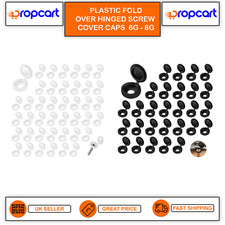 20 x  SCREW COVER HINGED CAPS