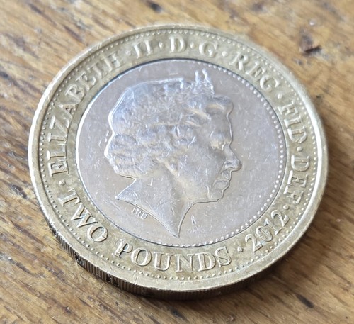 Charles dickens pound coin - dickens, 2