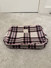 Jack Wills Pink Checked Travel