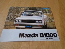 1977 MAZDA B1800 PICK UP TRUCK BROCHURE