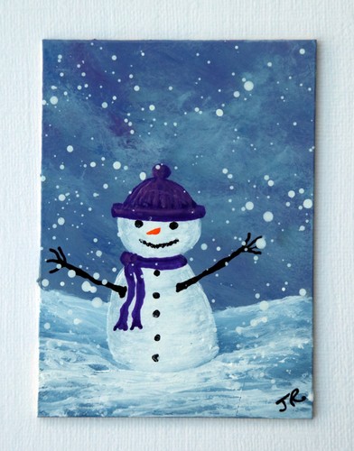 Original aceo art card - original,