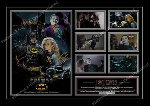 Batman 1989 signed michael - batman,