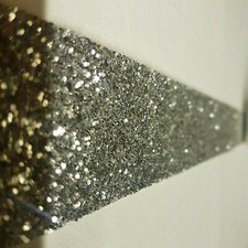 Self adhesive silver glitter - self,