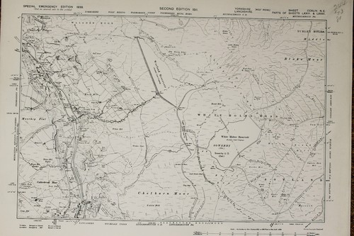 West yorkshire map os - map,