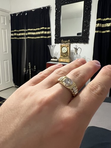 9ct yellow gold rolex - yellow,