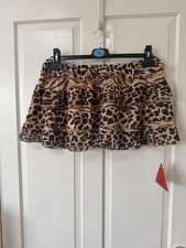 Mixed animal print layered