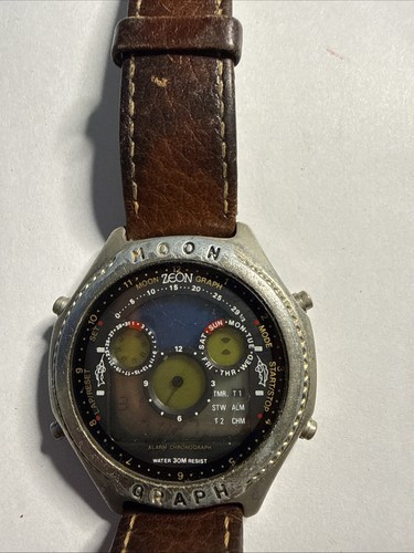 Zeon moon graph - graph, vintage