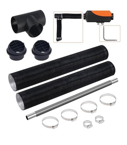 Diesel heater pipe ducting - heater,
