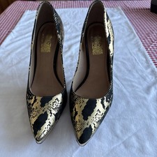 Biba Women’s Preloved UK Size 7 Euro 41 Approx 3 Inch Heel Court Shoes
