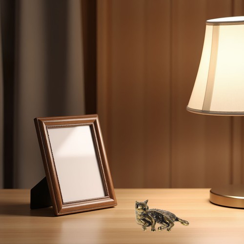 Miniature kitten statue cat - miniature,