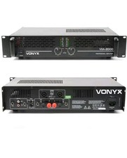 Vonyx VXA 2000 MKII 2-Channel Power Amplifier 2000W DJ Audio Equipment