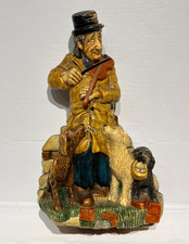 Vintage Chalkware Wall Hanging Plaque Canine Chorus by Naturecraft England