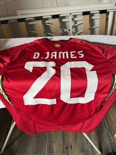 Dan james signed wales shirt - wales,